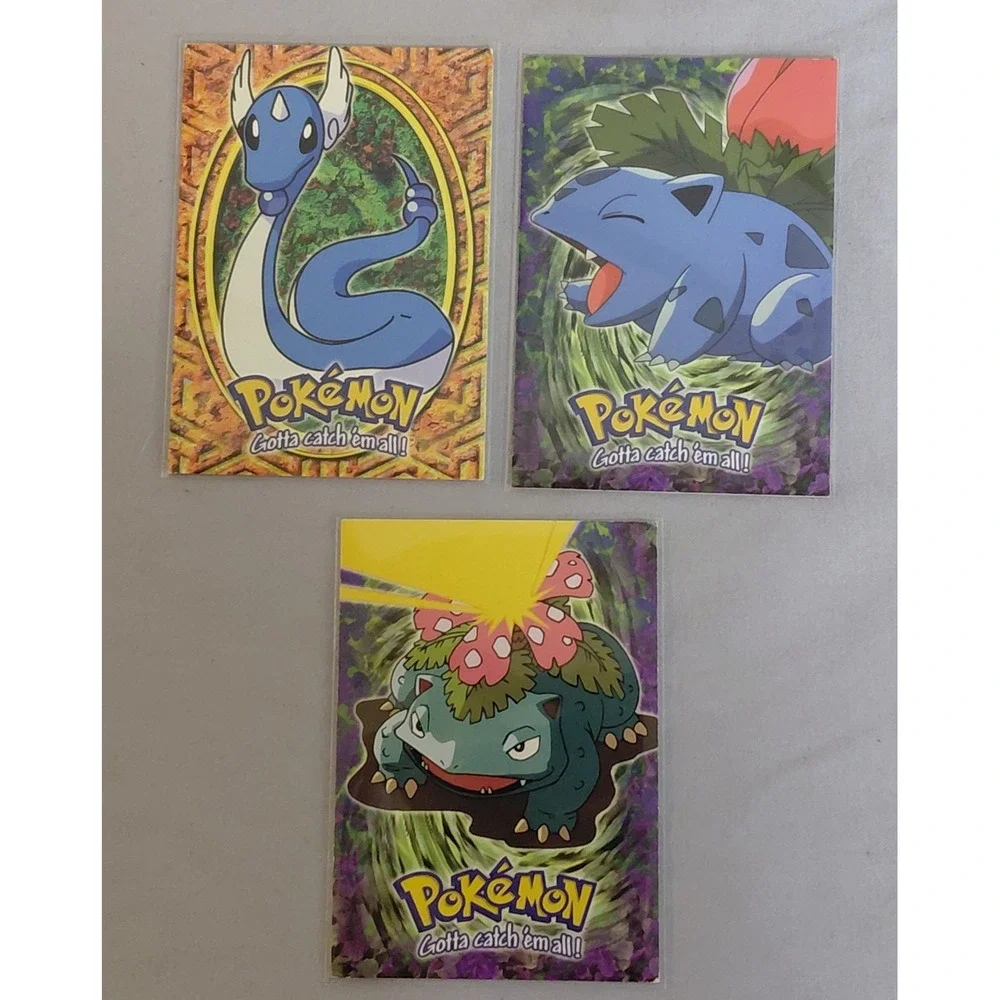 1999 Topps Pokemon First Movie LOT Dragonair E11 Ivysaur E2 Venusaur E3 Vintage